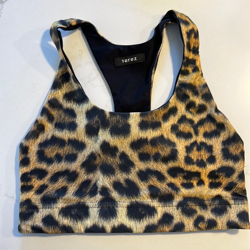 Terez leopard bra